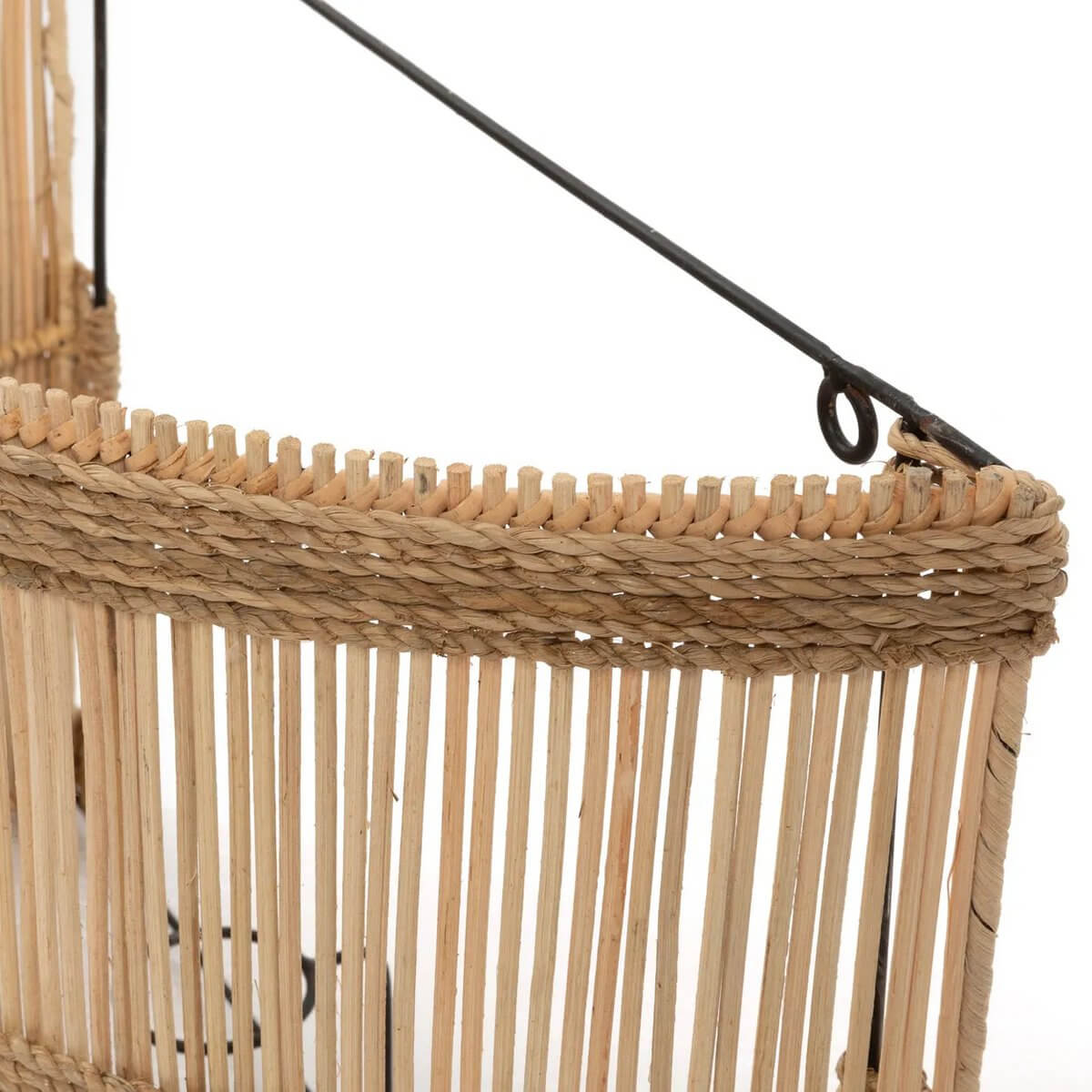 Rotan Doedoe Muur Applique met zeegraskoorden, natuur tinten voor een gezellige, intieme sfeer in elk interieur.
