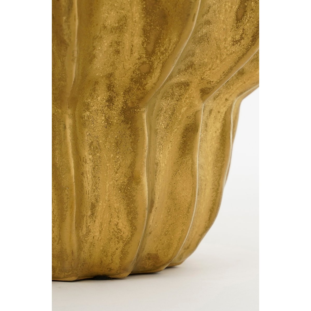 Altea Vaas - H28 x Ø25 cm - Keramiek - Goud-vazen-Mica Decorations-Ik Hout ervan.