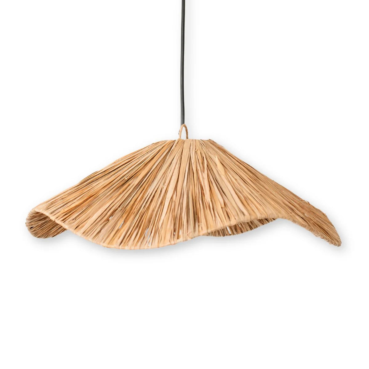 Boho lampenkap Tampah (Ø 53 cm)-Hanglampen-Soeji-Ik Hout ervan.