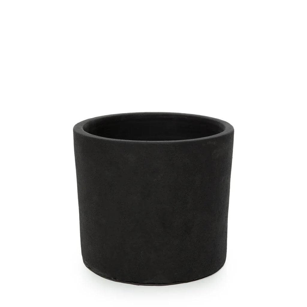 Boho vaas The Chalk High L: Zachtgrijze terracotta plantenbak, perfect om je interieur in stijl te upgraden. Ideaal voor plantaardige magie!