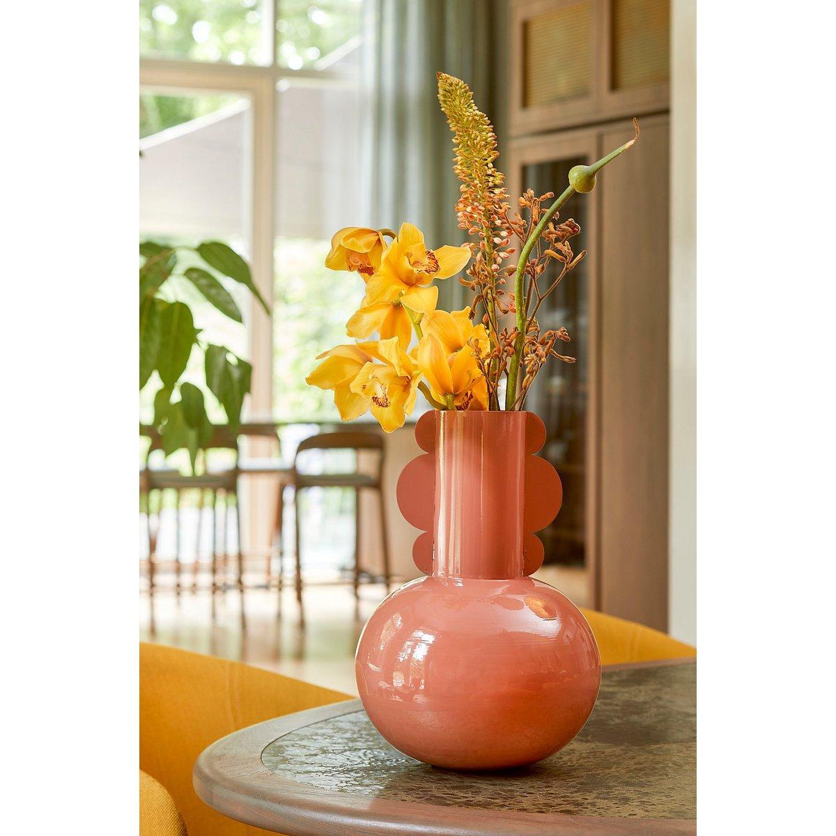 Boyd Vaas - H36 x Ø25 cm - Metaal - Terra-vazen-Mica Decorations-Ik Hout ervan.