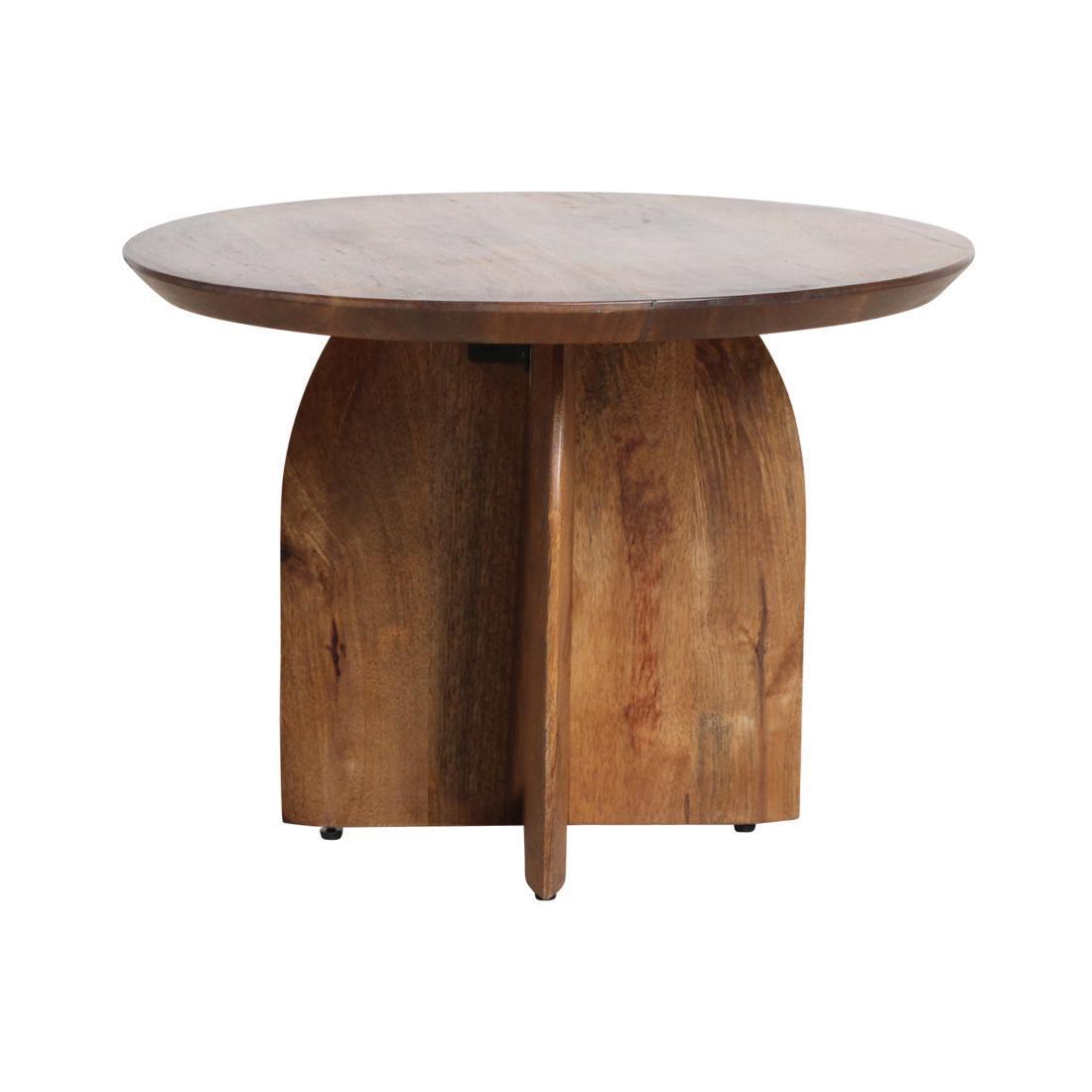 Bullnose bijzettafel 55 cm-bijzettafel-Raw Materials-Ik Hout ervan.