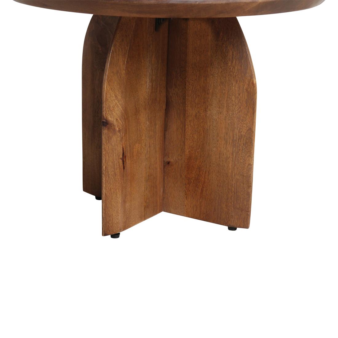 Bullnose bijzettafel 55 cm-bijzettafel-Raw Materials-Ik Hout ervan.