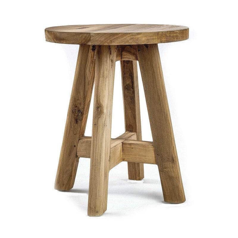 De Atziri Kruk van natuurlijk hout, stijlvolle en comfortabele kruk voor elk interieur.
