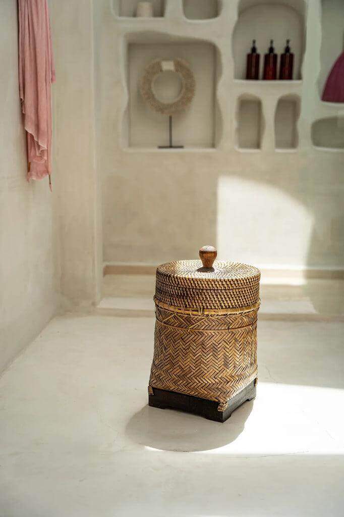 De Bathroom Bin Mand - Naturel Bruin