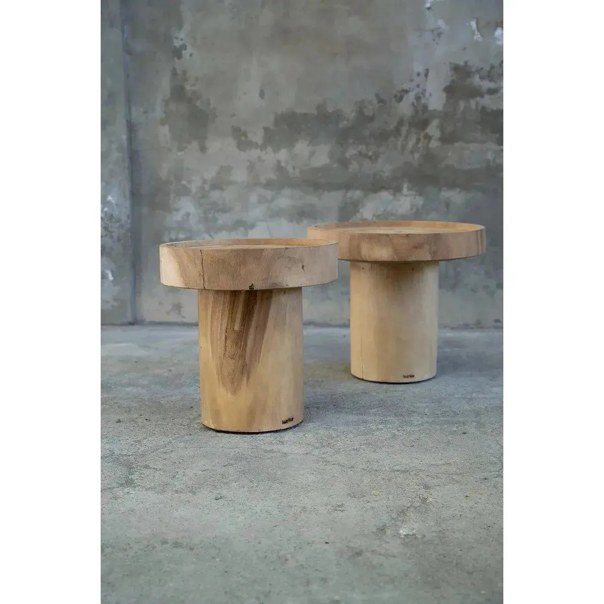 De Chimborazo Bijzettafel - Naturel-bijzettafel-Bazar Bizar Living-Ik Hout ervan.