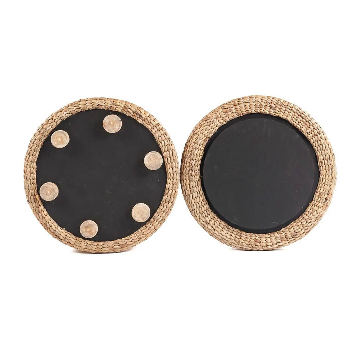 De Circle Opbergpoef - Naturel