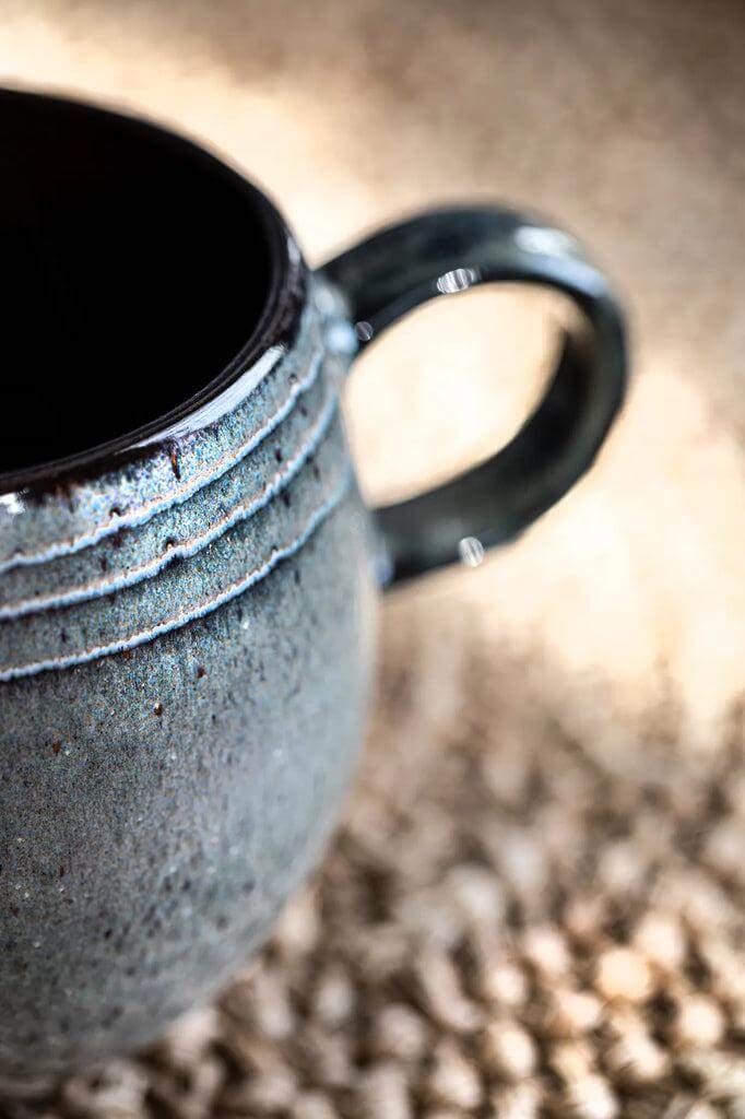 Keramische koffiemok De Comporta, set van 6, in gemengde kleuren, ideaal voor stijlvolle tafeldekking bij elke gelegenheid.