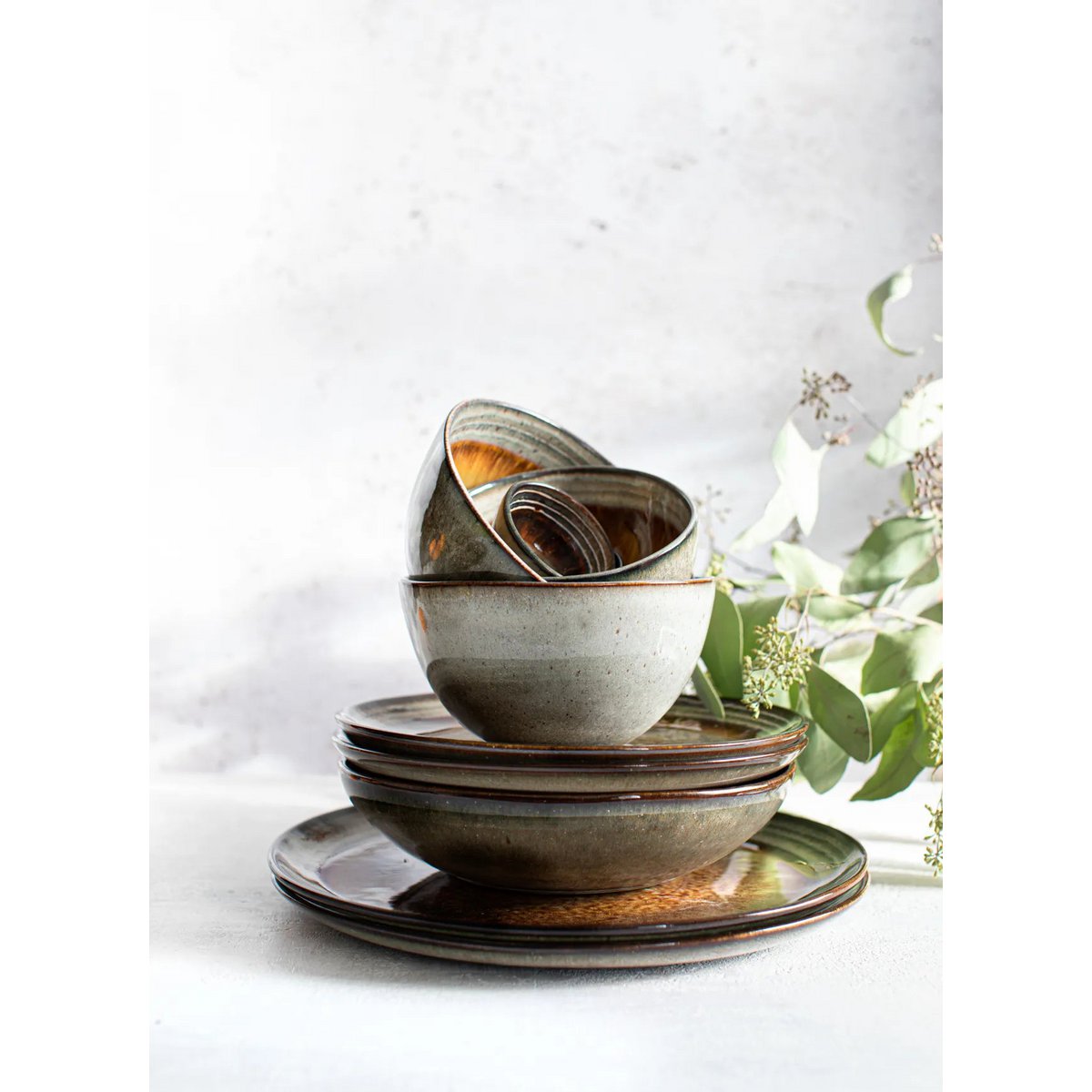 De Comporta Pastabord - L - Set van 4-servies comporta-Bazar Bizar Living-Ik Hout ervan.