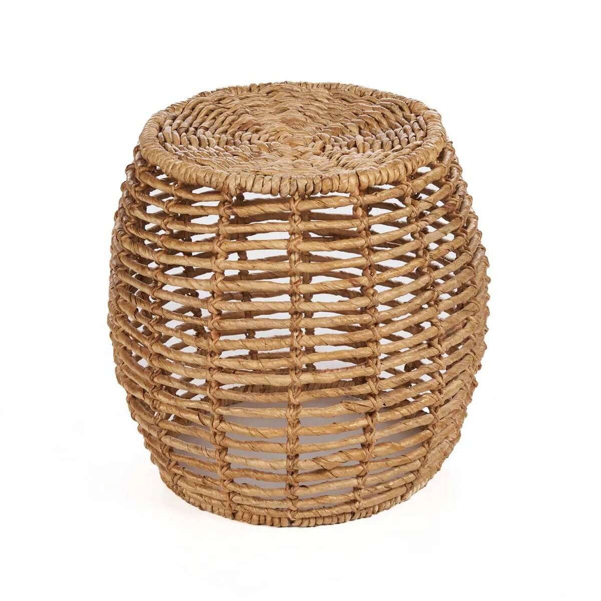 Bohemian style Gustih Kruk, handmade from sustainable banana leaf, adding natural warmth to any room with versatile design.