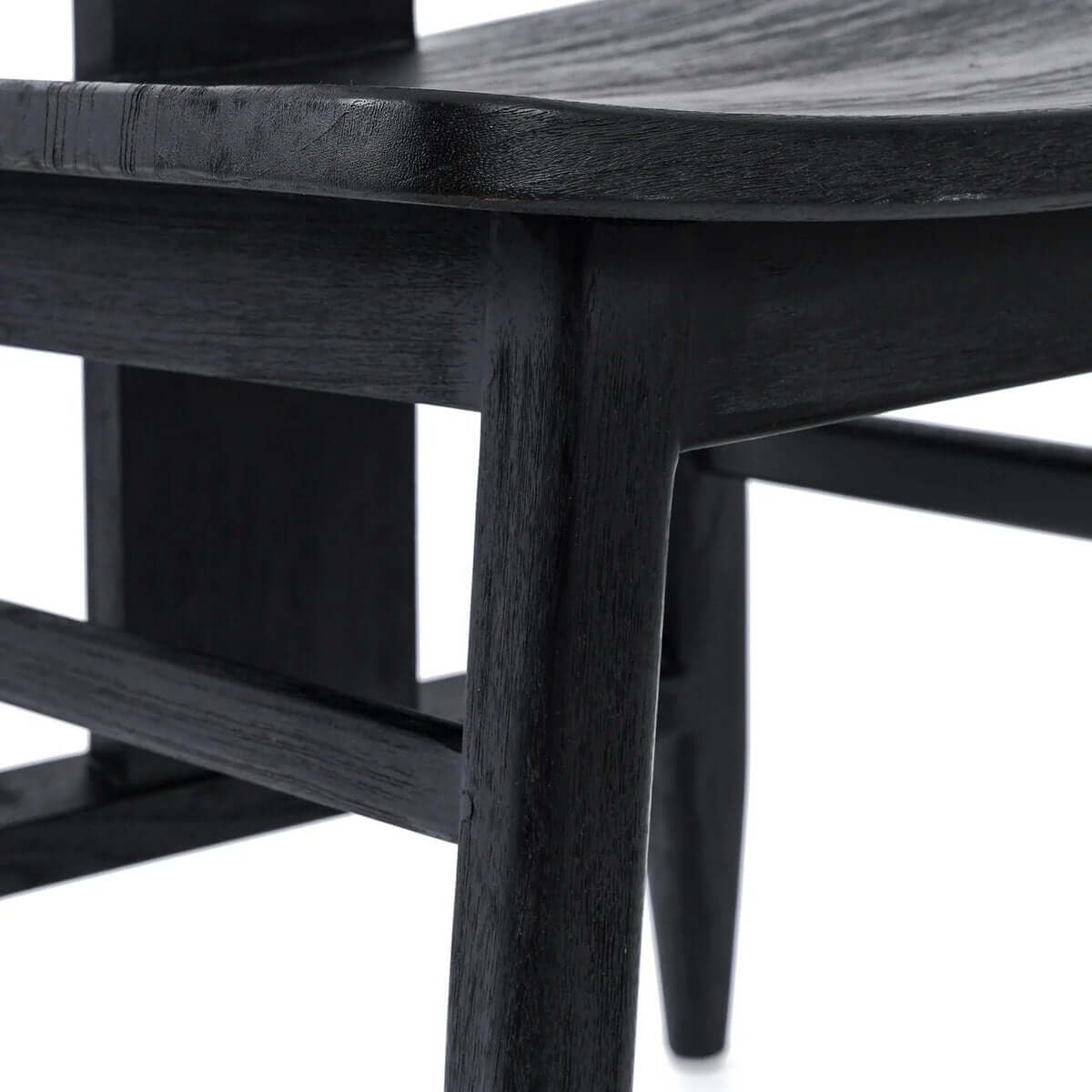 De LovYa Eetkamerstoel - Zwart-stoelen-Bazar Bizar Living-Ik Hout ervan.