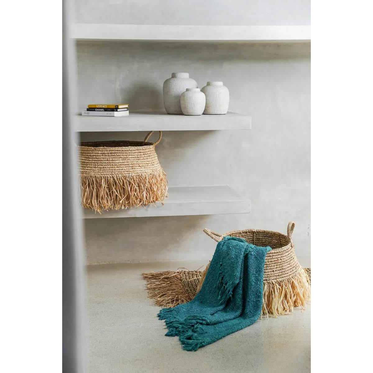 De Peaky Vaas - Beton - L-Bazar Bizar Living-Ik Hout ervan.