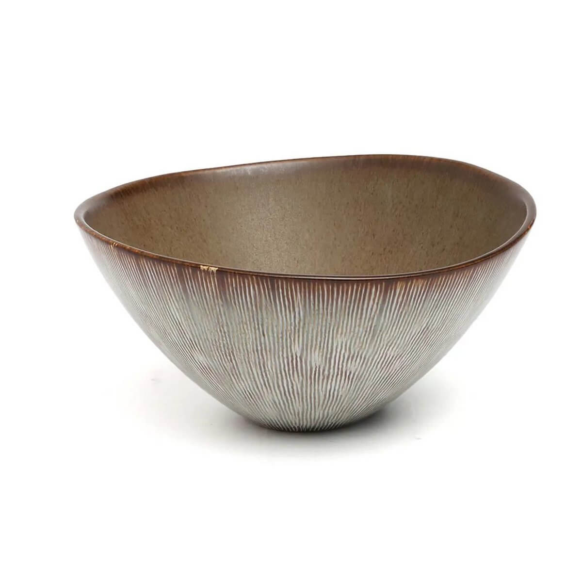 De Peniche serveerschaal S - Set van 4, geïnspireerd door de Portugese kust, ideaal voor salades en pasta. Elegant en stijlvol design.
