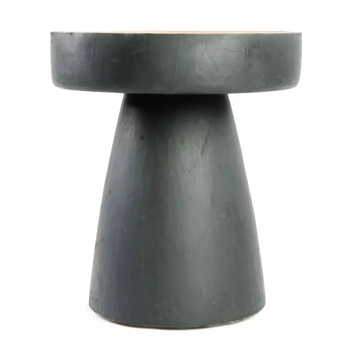 De Rayu Bijzettafel - Zwart Naturel-bijzettafel-Bazar Bizar Living-Ik Hout ervan.