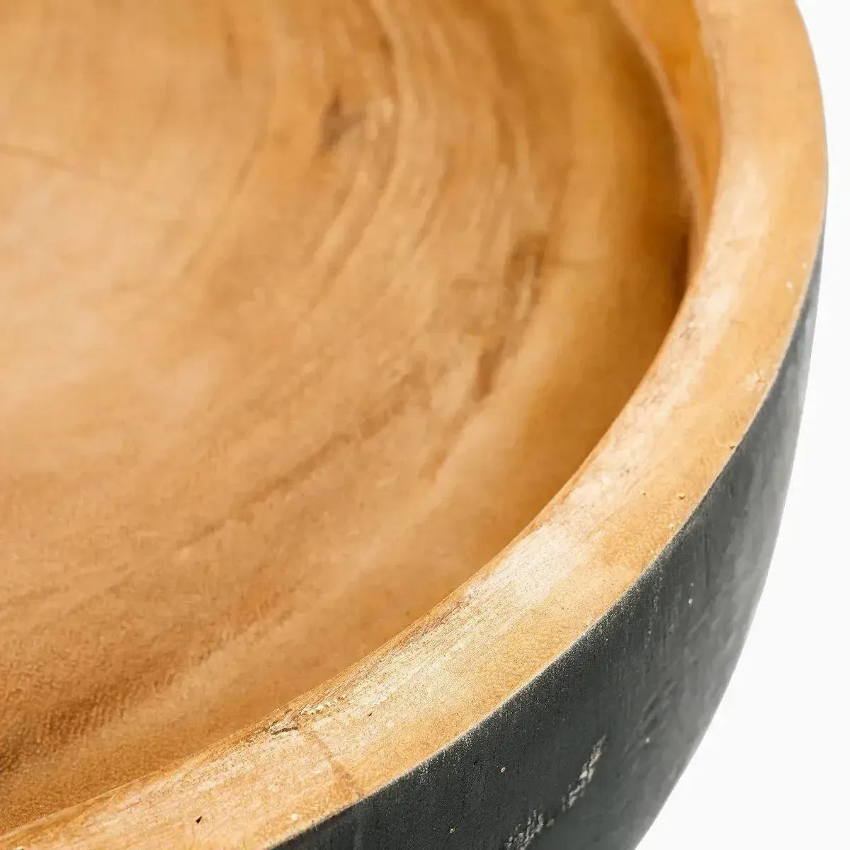 De Rayu Bijzettafel - Zwart Naturel-bijzettafel-Bazar Bizar Living-Ik Hout ervan.