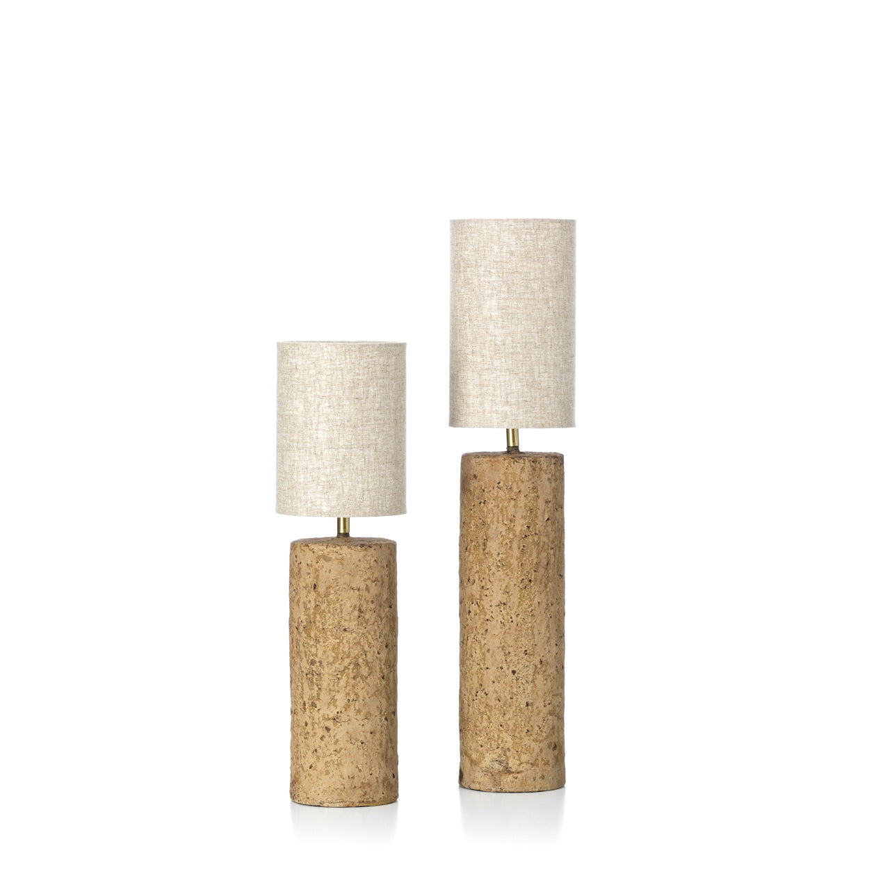 De Totem Tafellamp - Modder - M-tafellampen-Bazar Bizar-Ik Hout ervan.