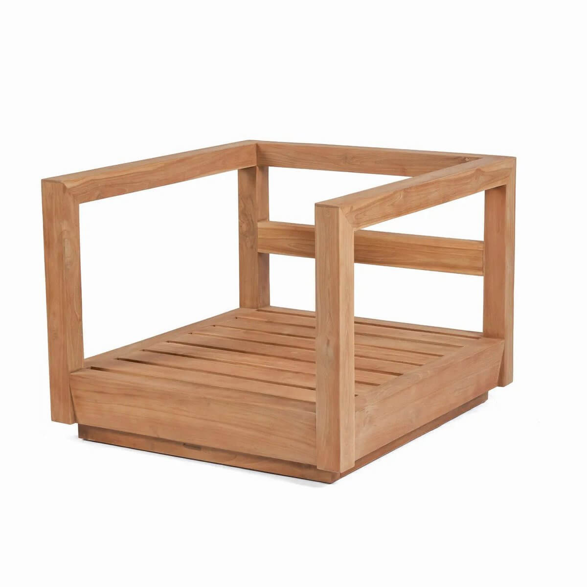 De Umalas éénzitsbank - buiten-Bazar Bizar Living-Ik Hout ervan.