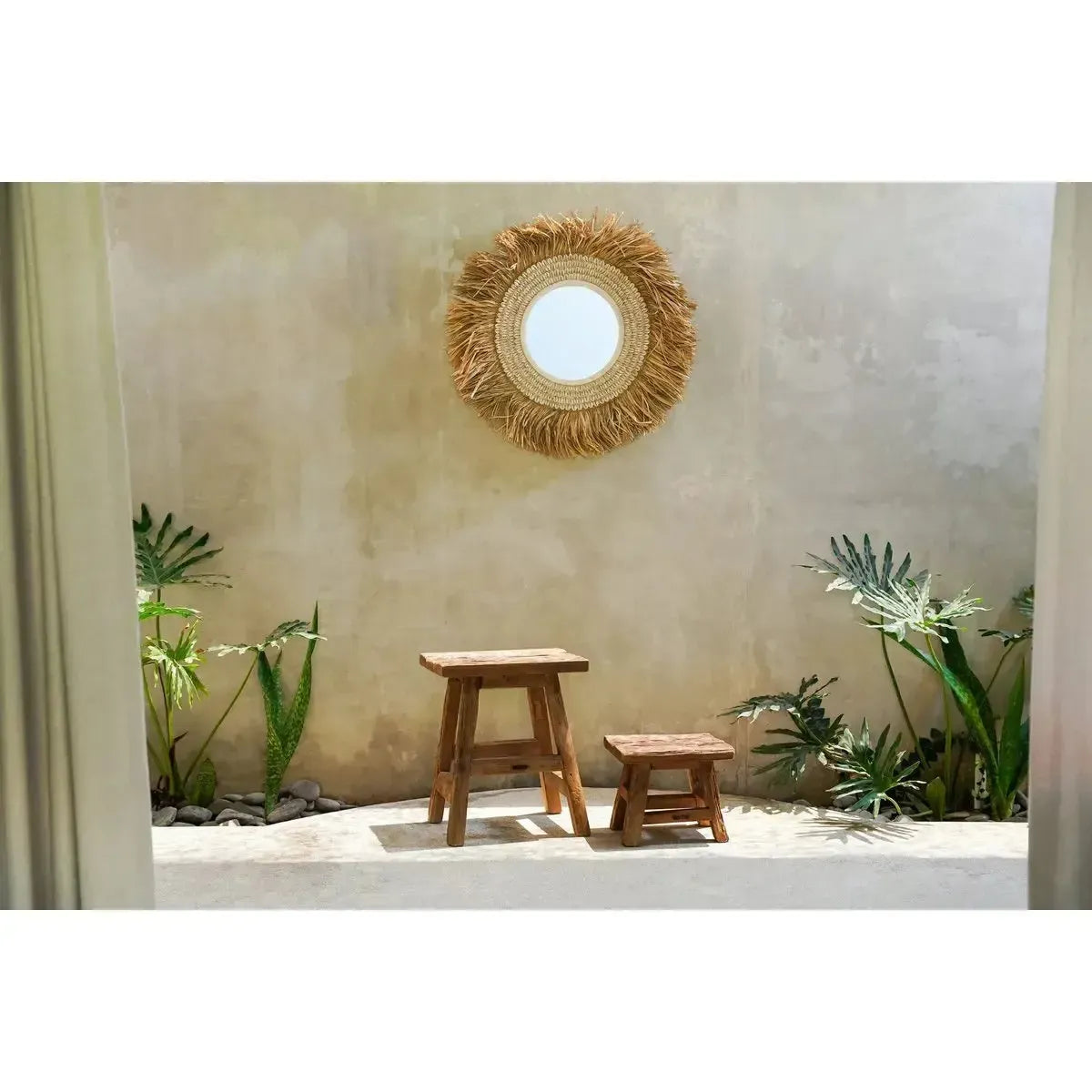 De Yoke Kruk - Naturel - S-kruk-Bazar Bizar Living-Ik Hout ervan.