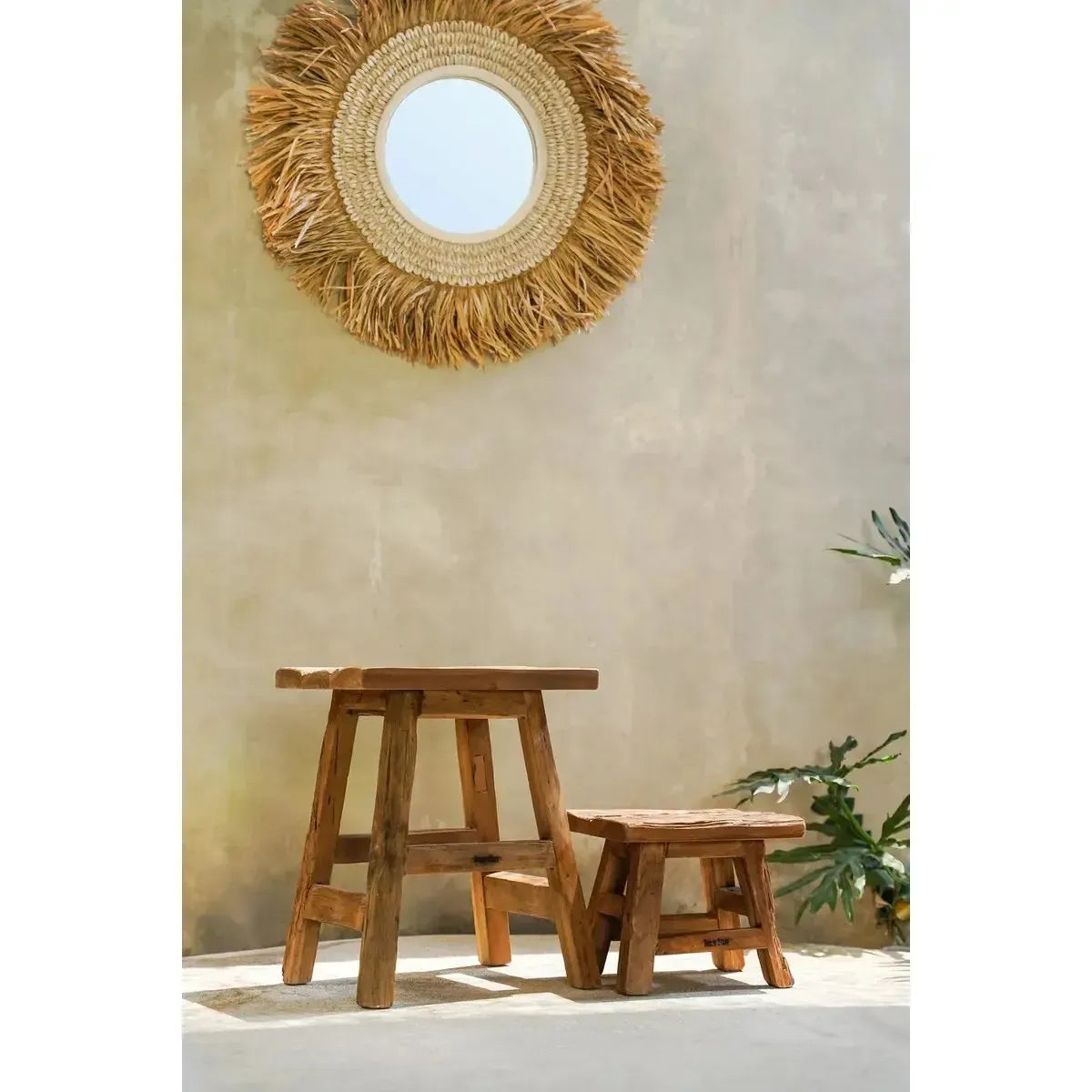 De Yoke Kruk - Naturel - S-kruk-Bazar Bizar Living-Ik Hout ervan.