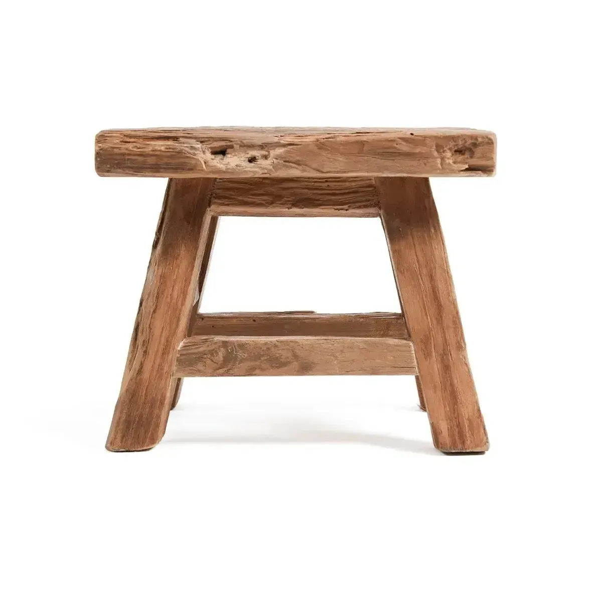 De Yoke Kruk - Naturel - S-kruk-Bazar Bizar Living-Ik Hout ervan.