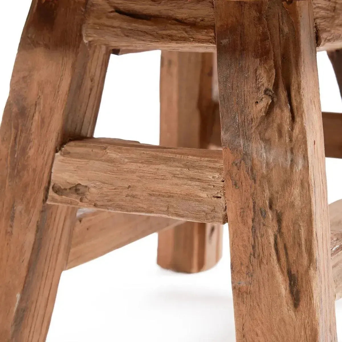 De Yoke Kruk - Naturel - S-kruk-Bazar Bizar Living-Ik Hout ervan.