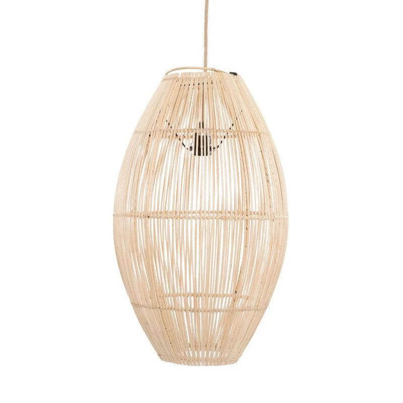 De Zuri Hanger - Naturel - L-Hanglampen-Bazar Bizar Living-Ik Hout ervan.