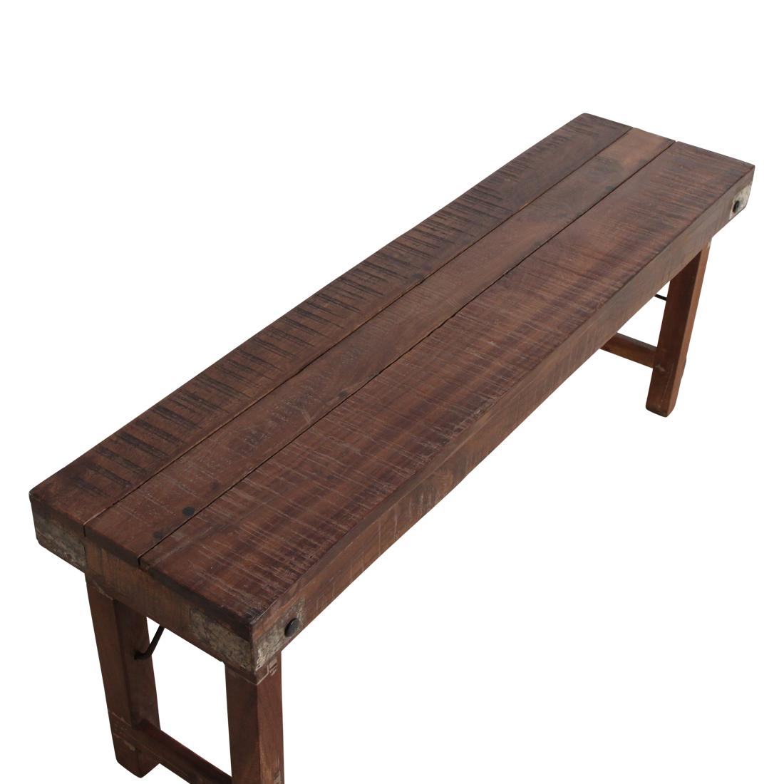 Eetkamerbank inklapbaar - 120 cm-tafel-Raw Materials-Ik Hout ervan.