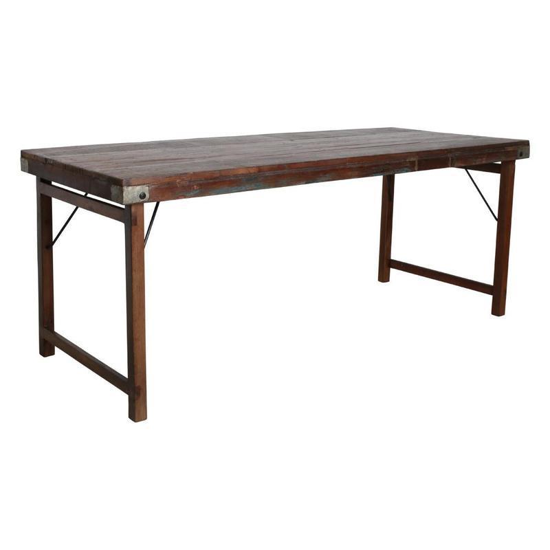 Eettafel bruin opklapbaar XL-tafel-Raw Materials-Ik Hout ervan.