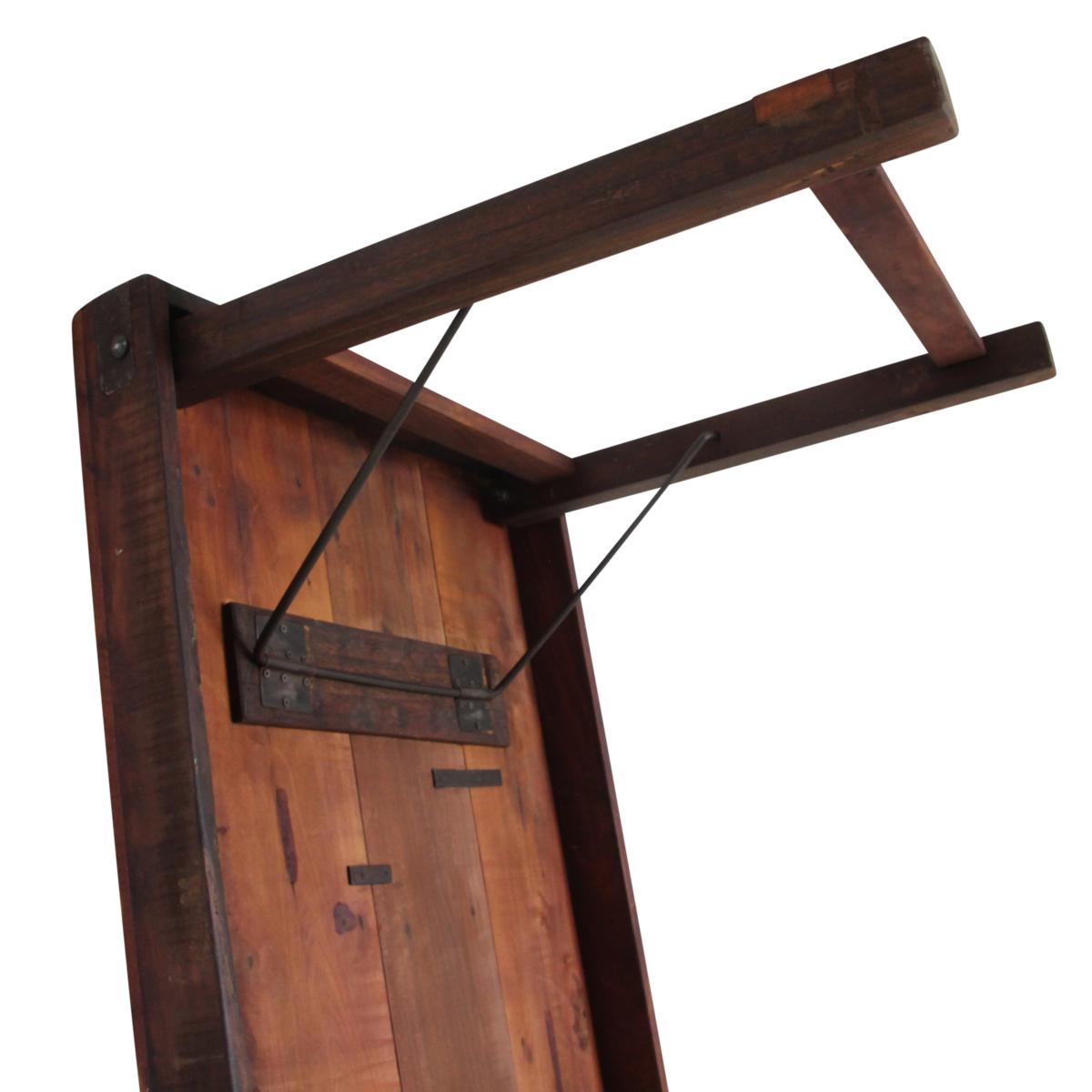 Eettafel bruin opklapbaar XL-tafel-Raw Materials-Ik Hout ervan.