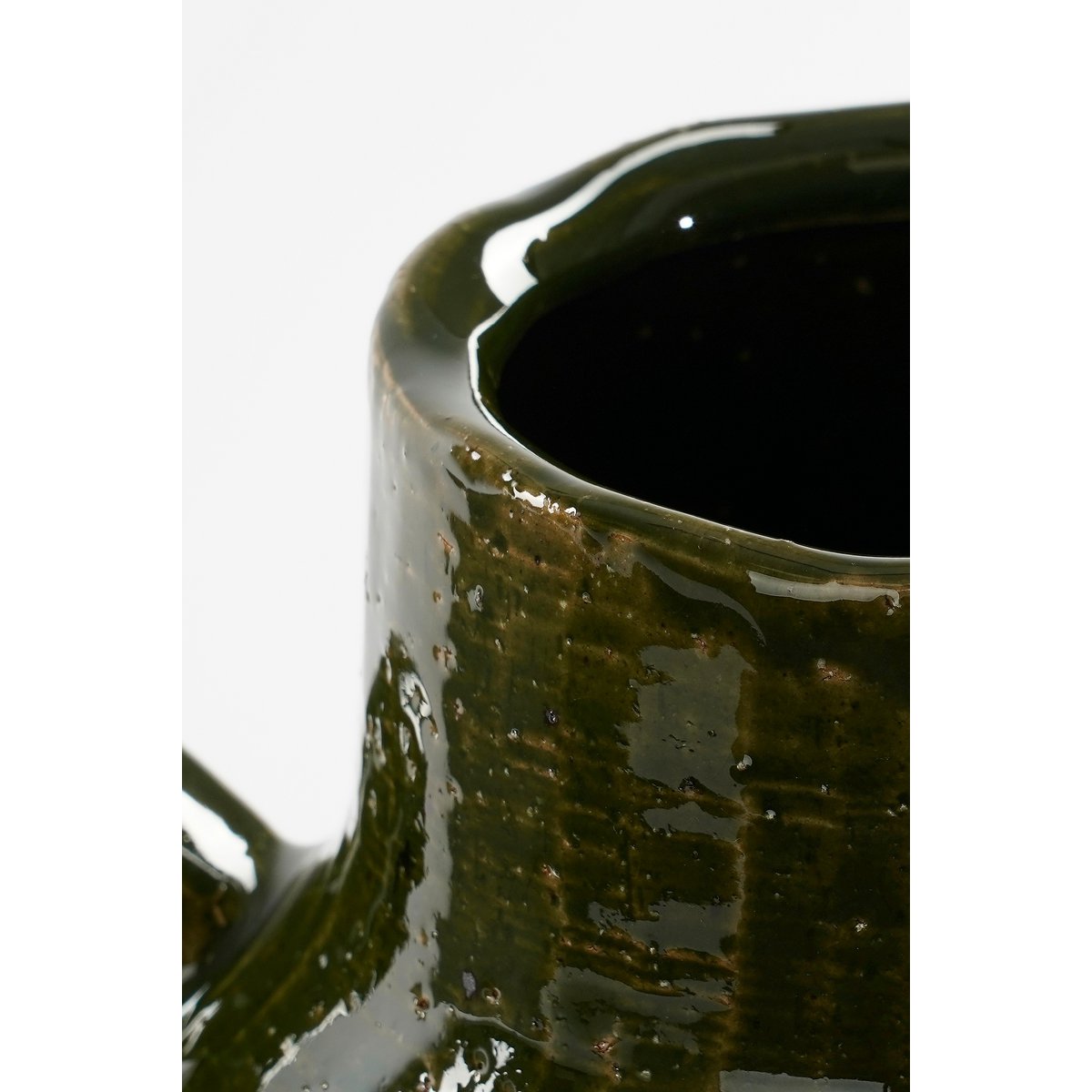 Elena Vaas - H34 x Ø26 cm - Keramiek - Groen-vazen-Mica Decorations-Ik Hout ervan.