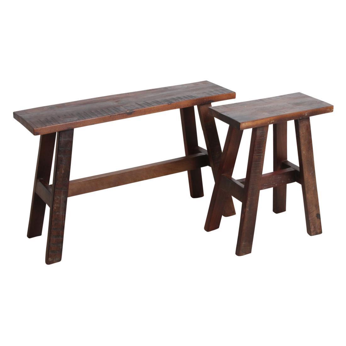 Factory 'bus stop' bankje medium-bank-Raw Materials-Ik Hout ervan.