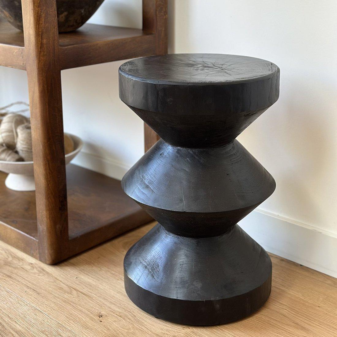 Forma bijzettafel Rizo zwart-bijzettafel-Raw Materials-Ik Hout ervan.