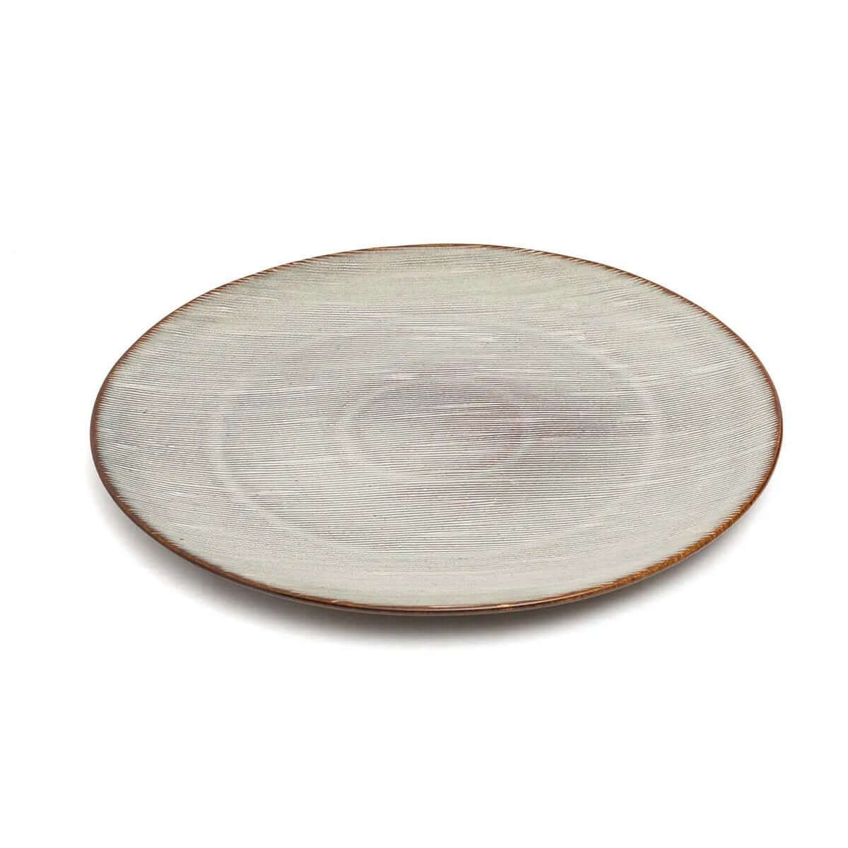 Elegant Peniche dinner plate with coastal charm, ideal for seafood and family dinners, inspired by the serene shores of Peniche, Portugal.