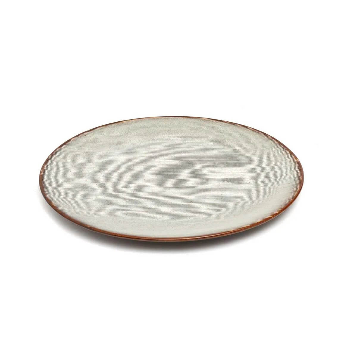 Het Peniche Saladebord met aardse tinten uit de Portugese kustlijn, perfect voor salades en desserts.
