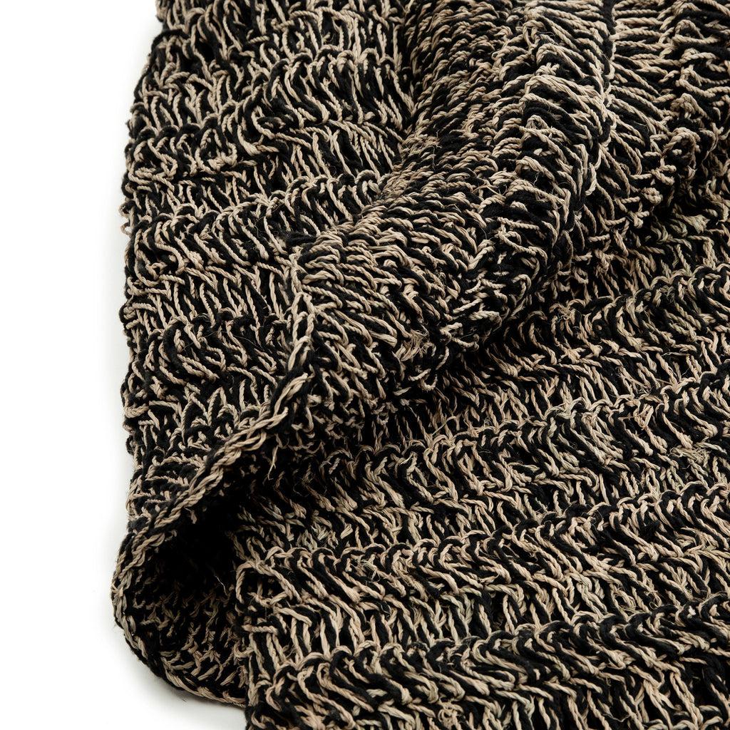 Het Seagrass Tapijt - Naturel Zwart - 180x240