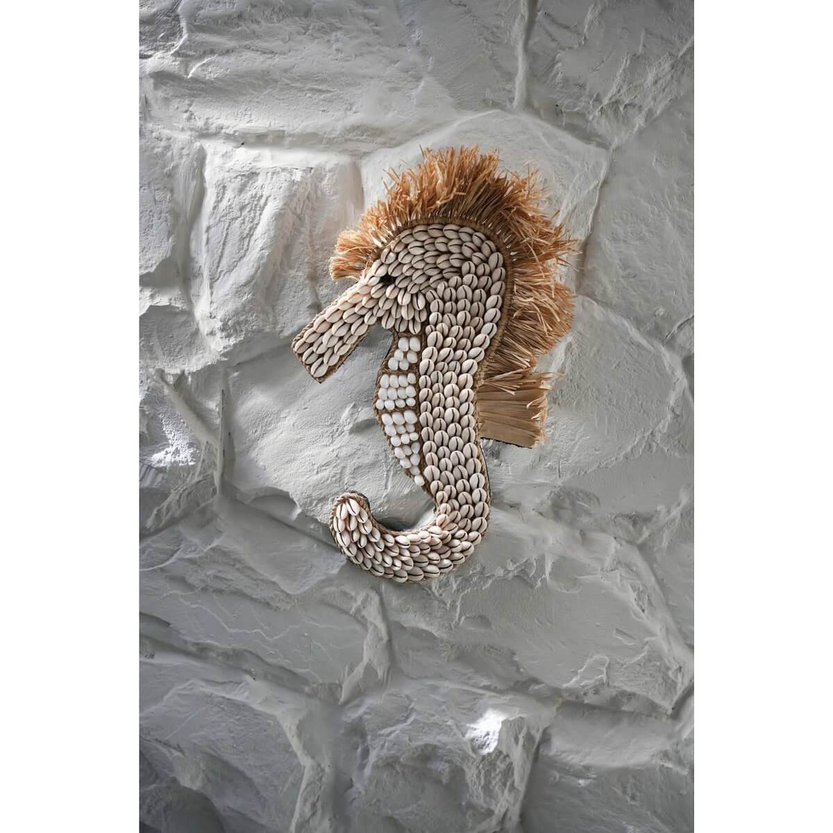 Het Shell-zeepaardje - Wit-Bazar Bizar Living-Ik Hout ervan.