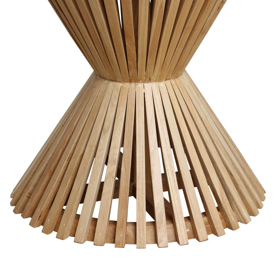 Infinity bijzettafel Hourglass-bijzettafel-Raw Materials-Ik Hout ervan.