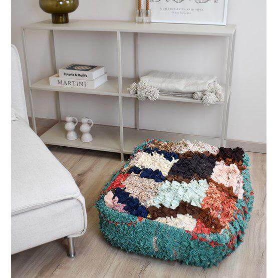 Marokkaans Boucharouite vloerkussen - K1033