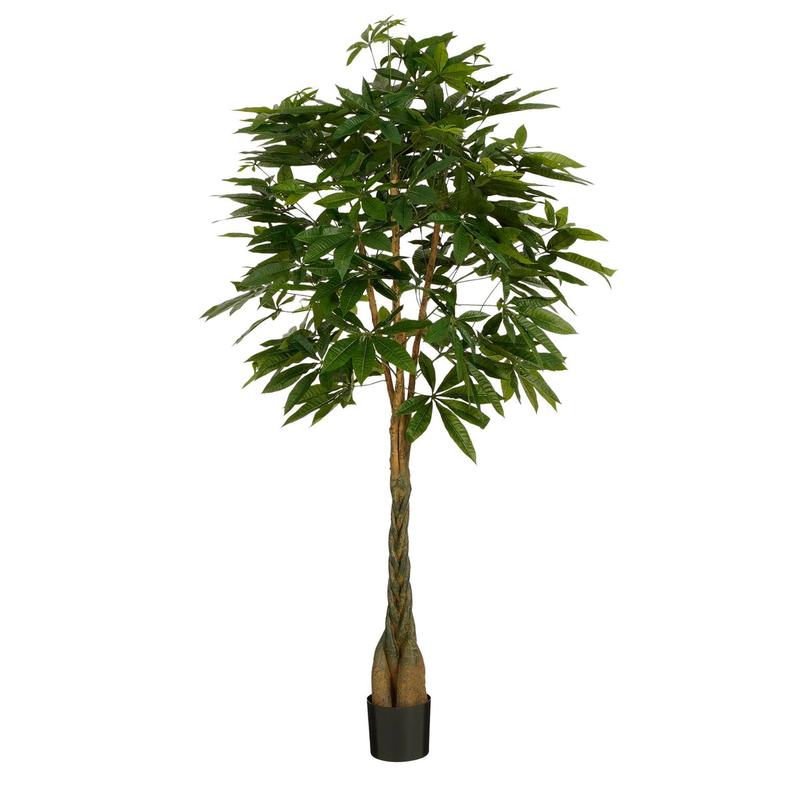 Pachira Kunstplant - H150 x Ø65 cm - Groen-Kunst planten-Mica Decorations-Ik Hout ervan.