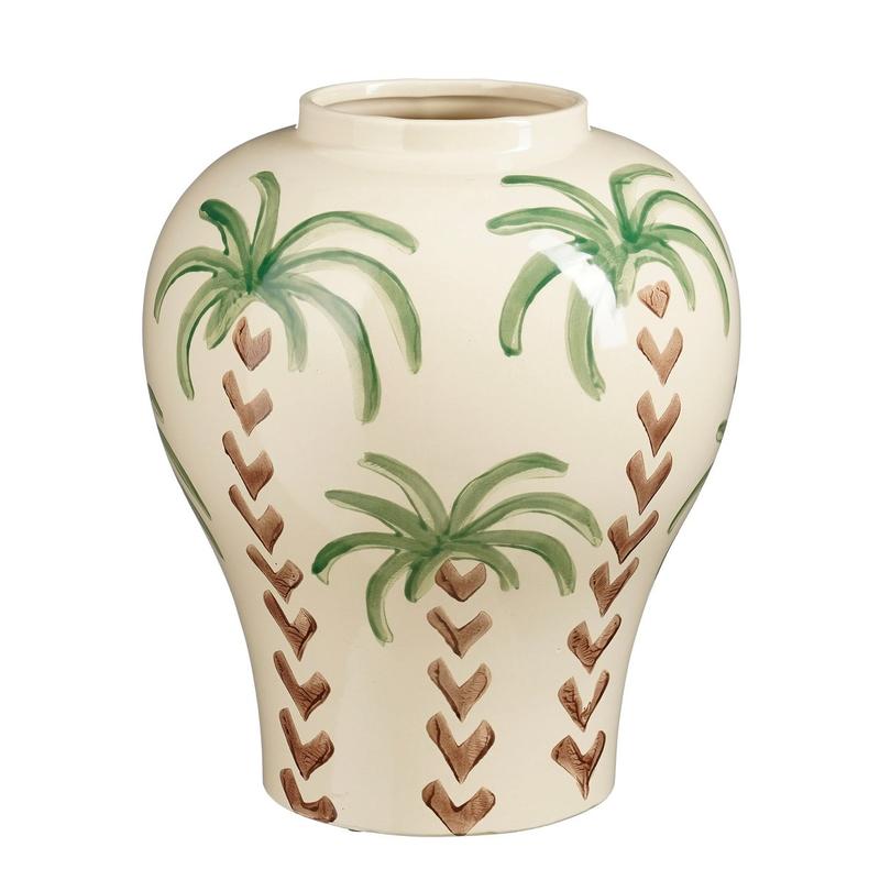 Paradiso Vaas - H32 x Ø26 cm - Keramiek - Off-white-vazen-Mica Decorations-Ik Hout ervan.
