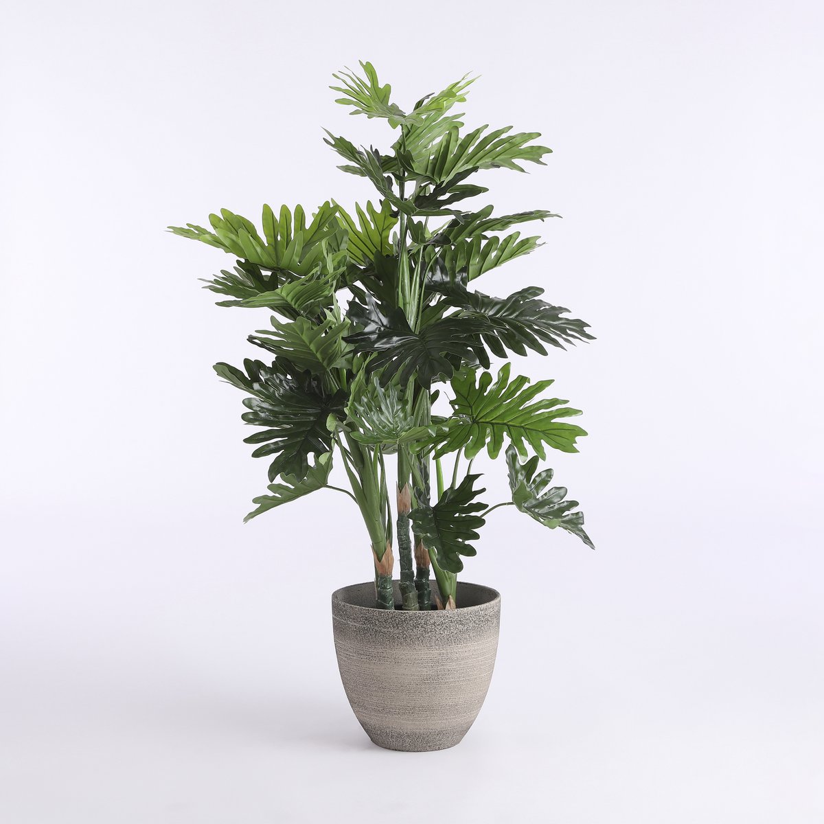 Philodendron Kunstplant - H120 x Ø80 cm - Groen-Kunst planten-Mica Decorations-Ik Hout ervan.