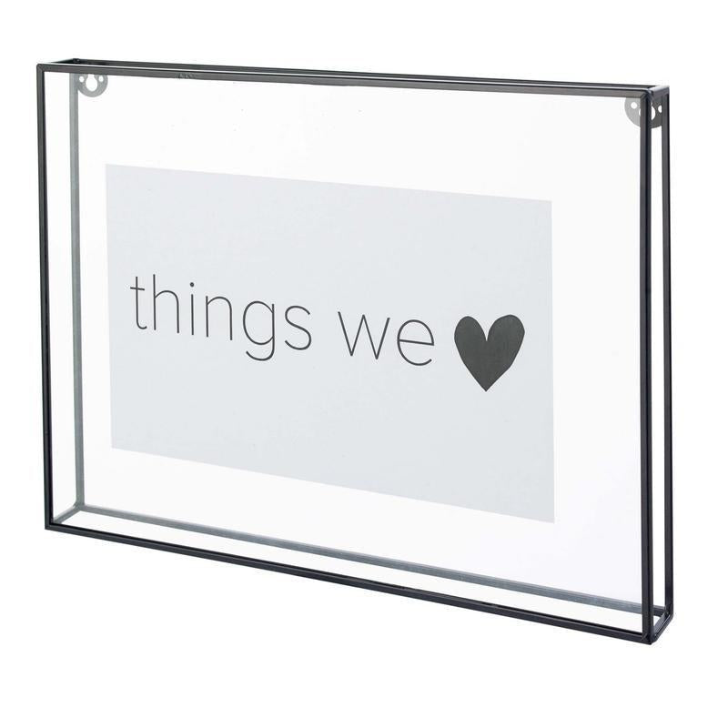 Photo Frame Metal Black 34x25x3.5cm-vtwonen-Ik Hout ervan.