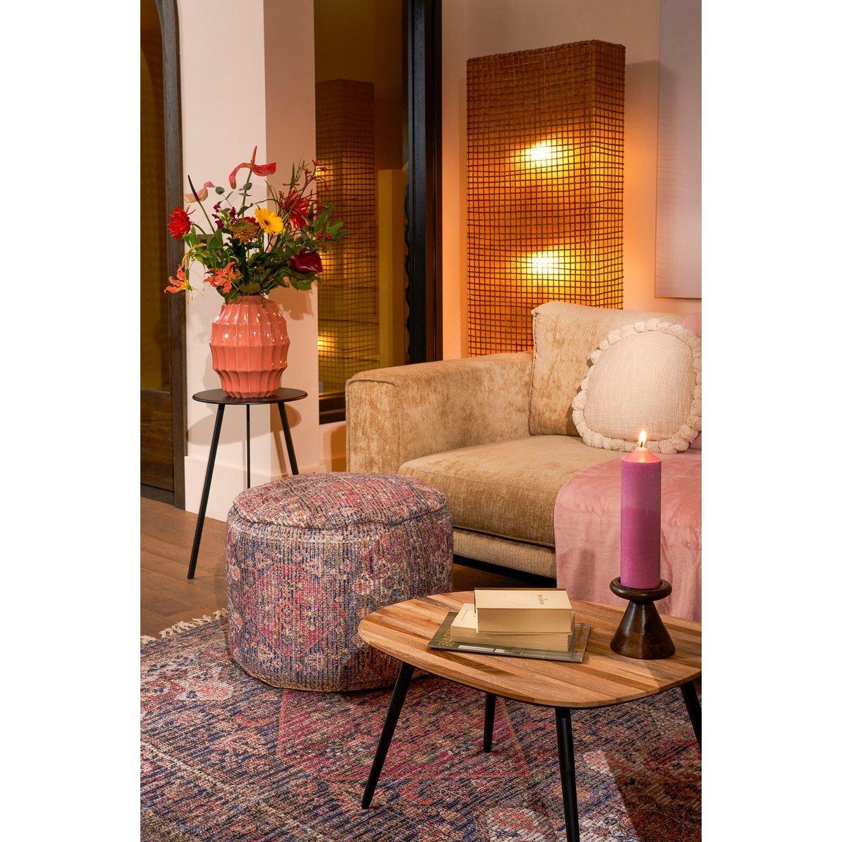 Pippa Vaas - H33 x Ø27 cm - Keramiek - Roze-vazen-Mica Decorations-Ik Hout ervan.