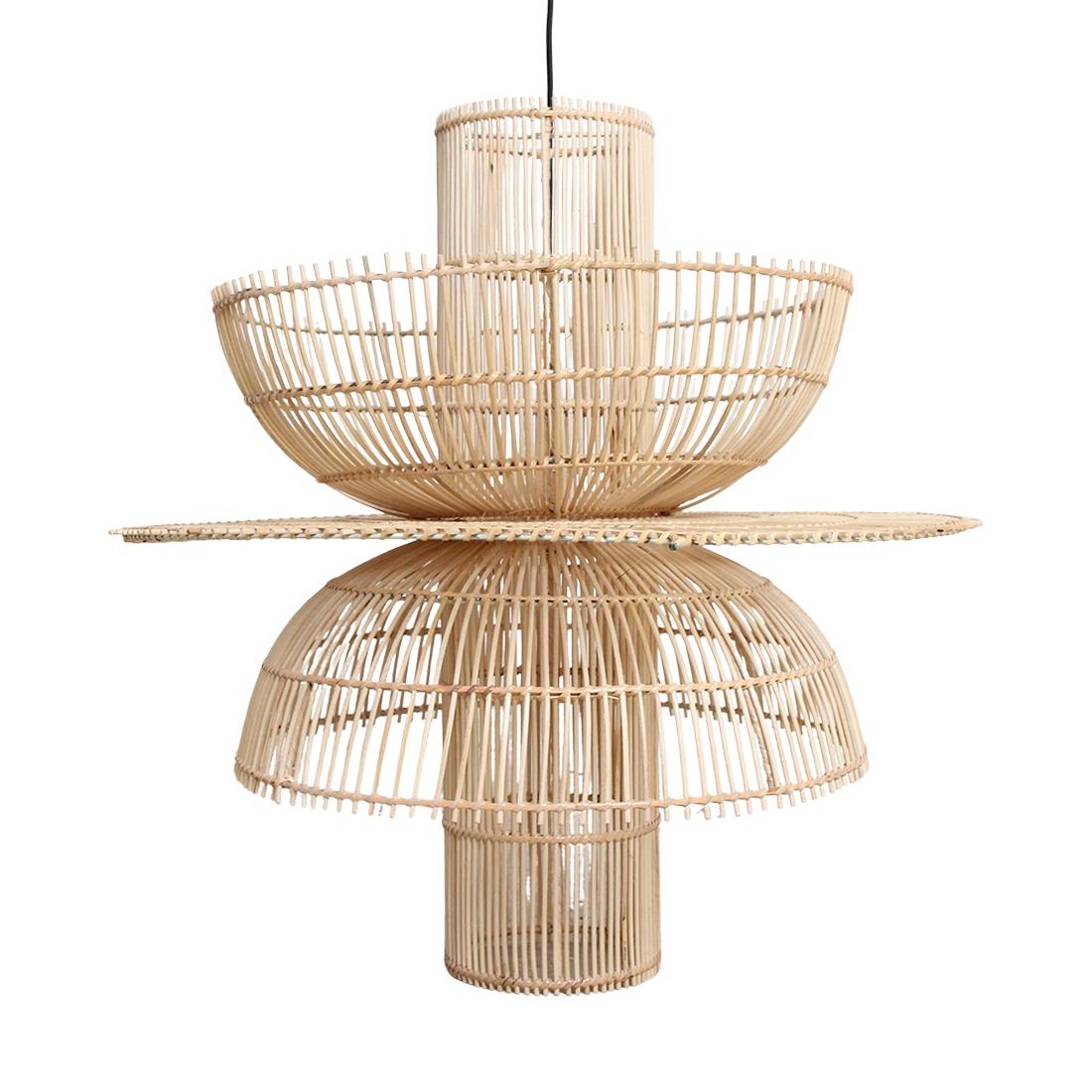 Saturn rotan hanglamp-Hanglampen-Raw Materials-Ik Hout ervan.