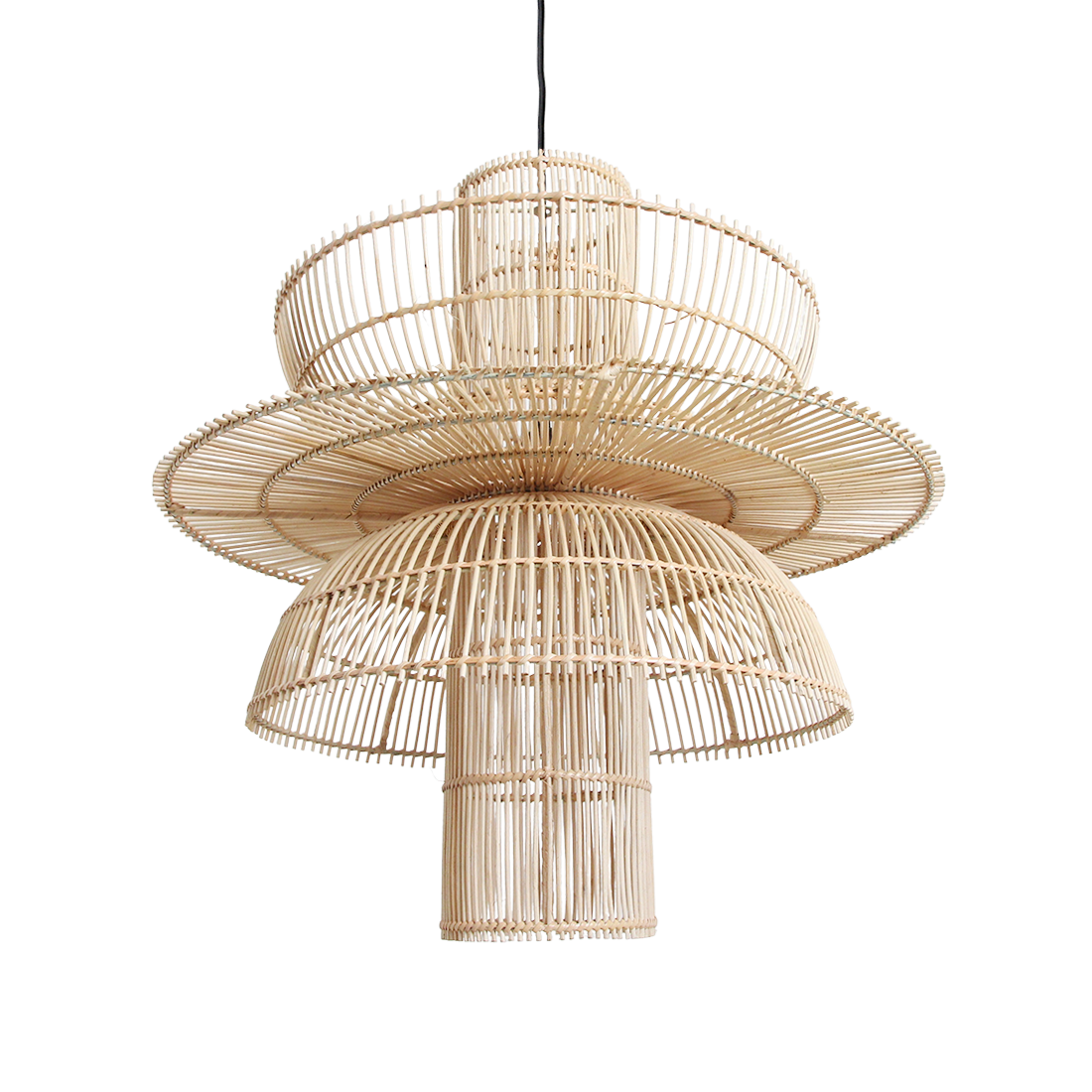 Saturn rotan hanglamp-Hanglampen-Raw Materials-Ik Hout ervan.
