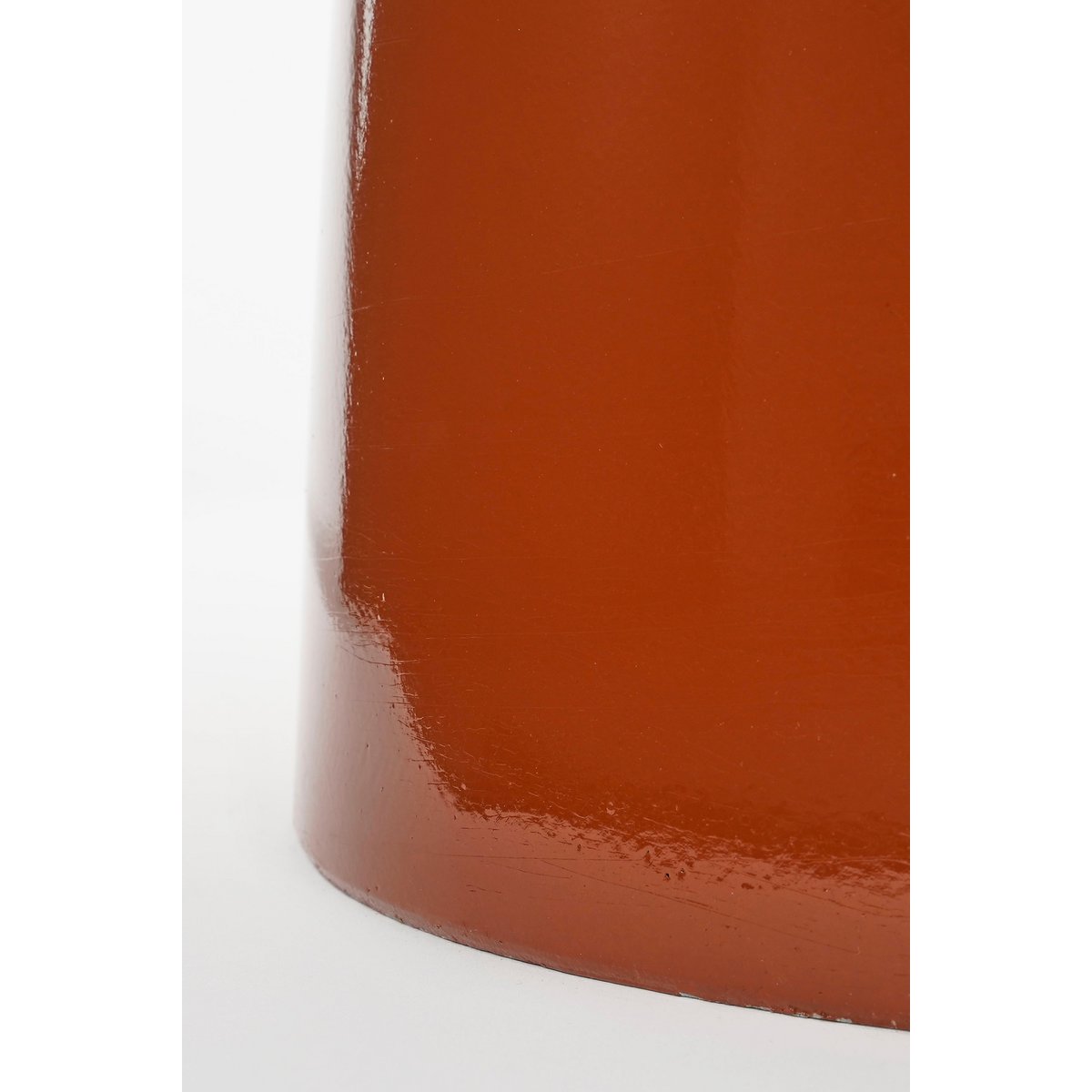 Stage Bijzettafel - H45 x Ø35 cm - Cement - Oranje-bijzettafel-Mica Decorations-Ik Hout ervan.