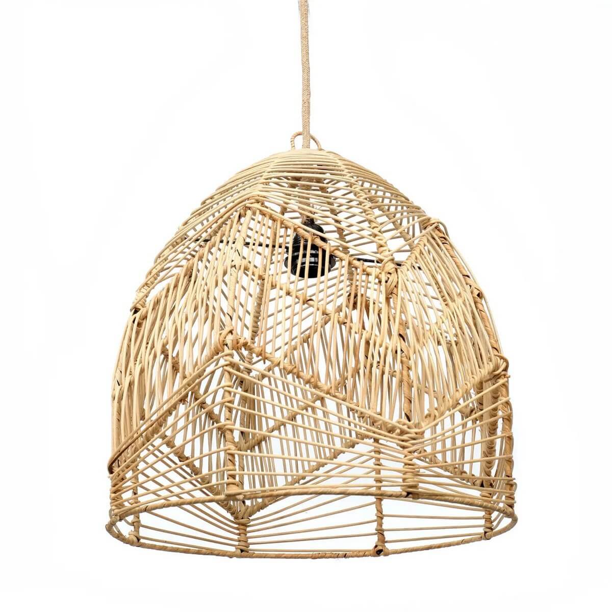 The Bala Hanglamp - Naturel - M-Hanglampen-Bazar Bizar Living-Ik Hout ervan.