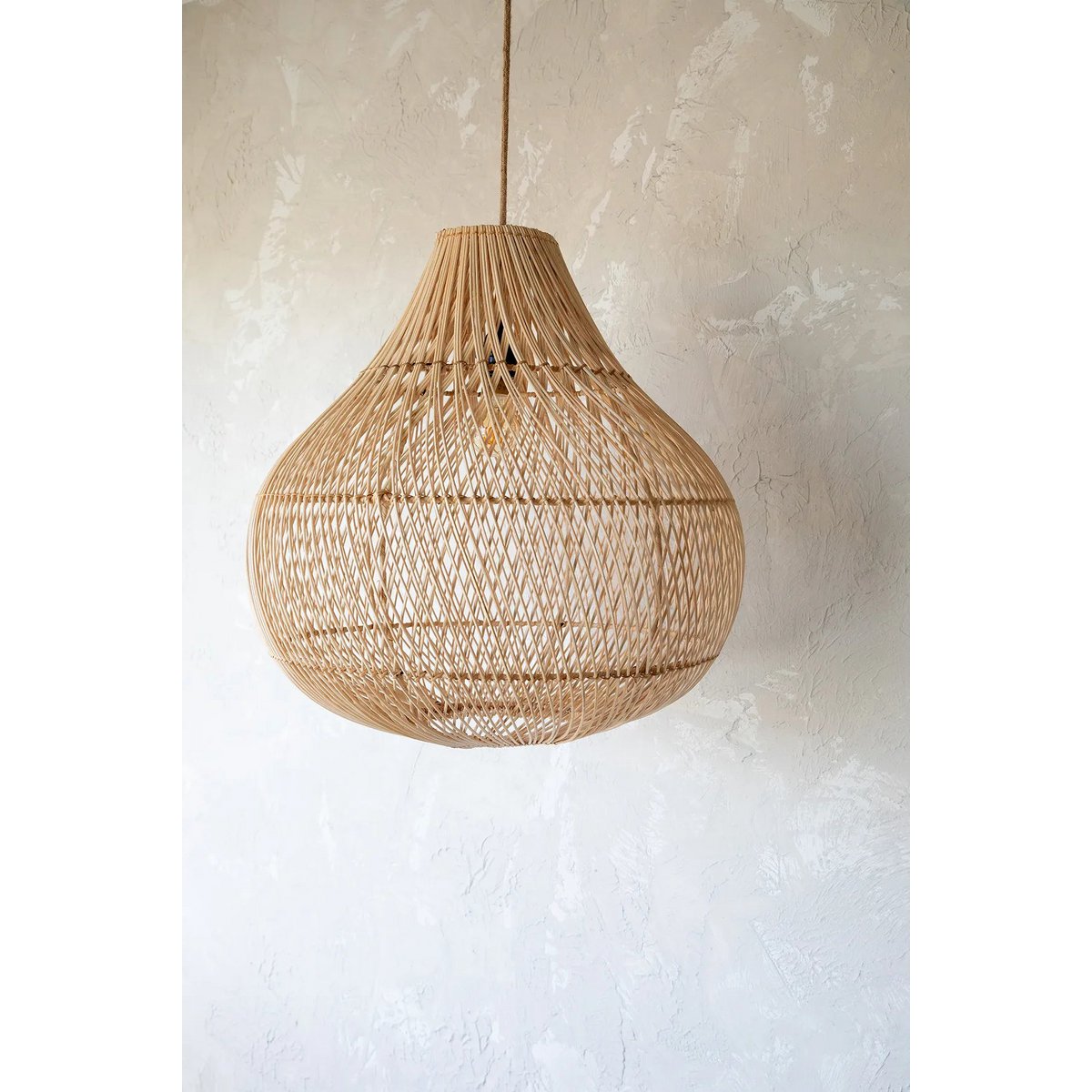 The Bottle Hanger - Naturel - M-Hanglampen-Bazar Bizar Living-Ik Hout ervan.