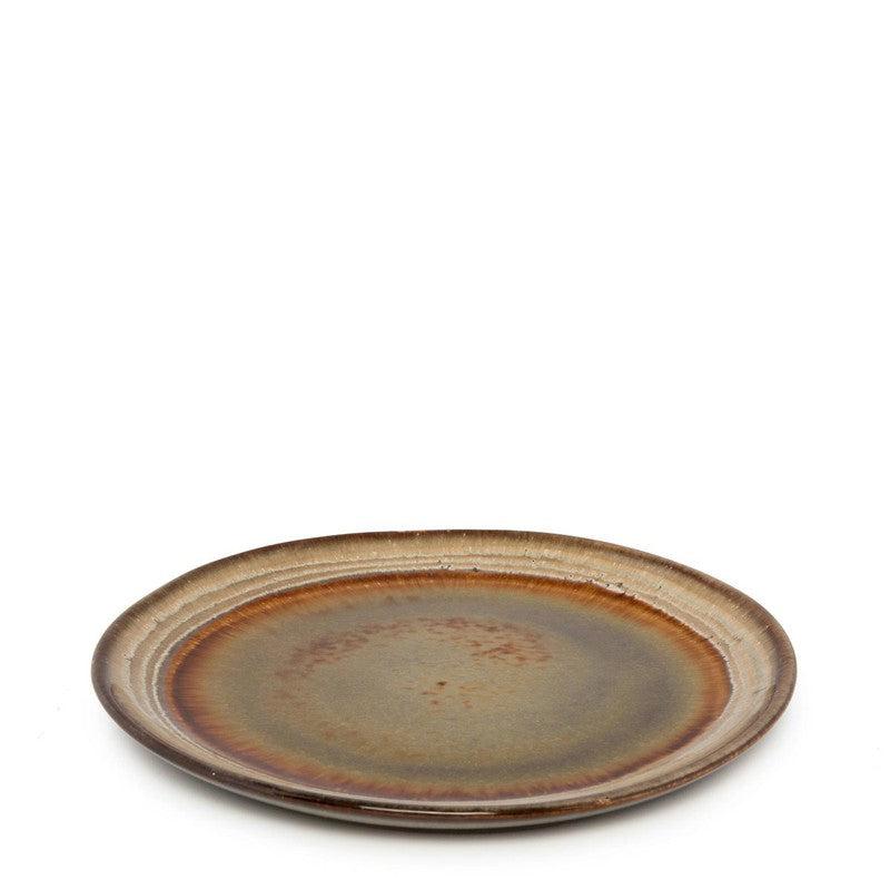 The Comporta Salad Plate - M - Set van 6-servies comporta-Bazar Bizar Living-Ik Hout ervan.