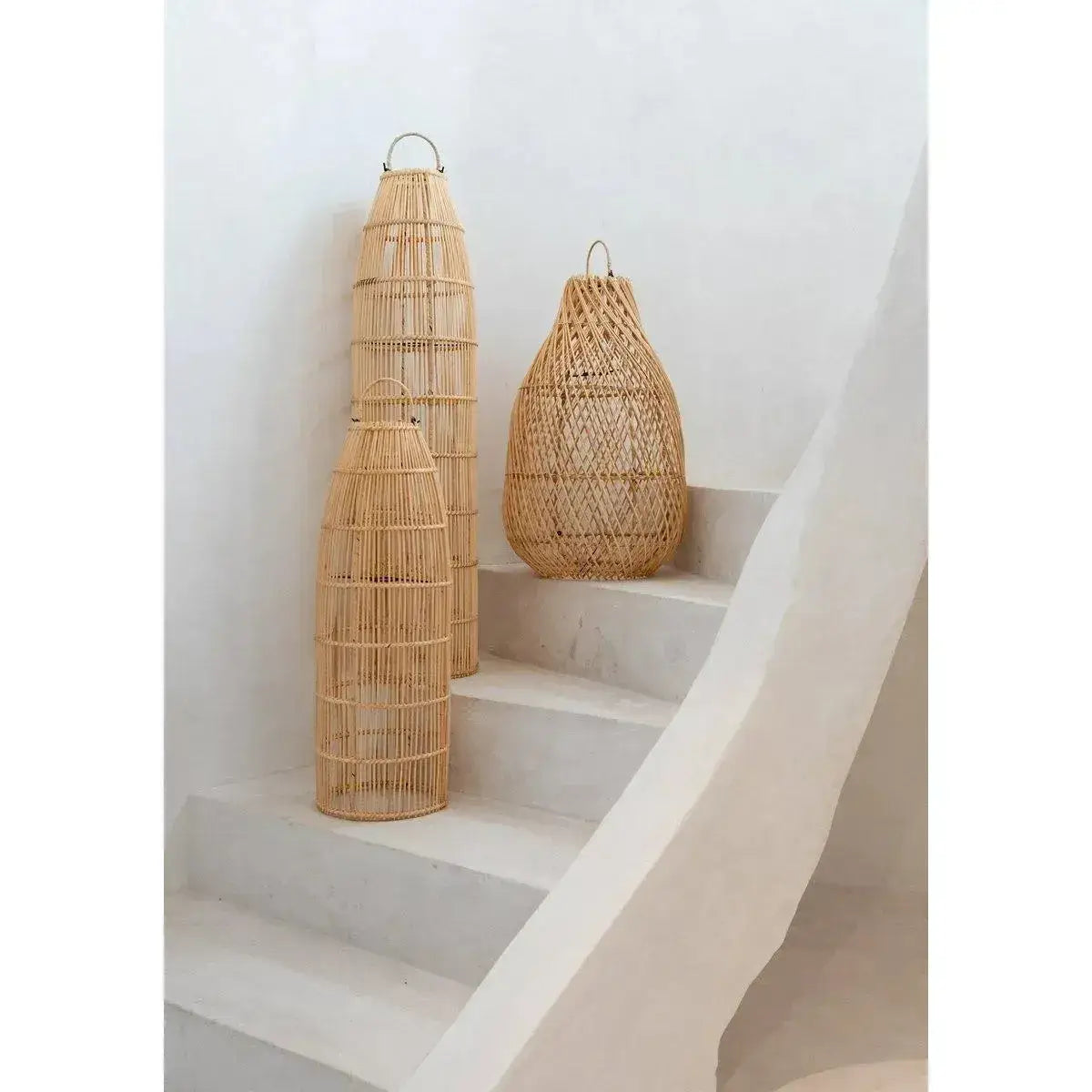 The Kendi Pendant - Natural - M-Hanglampen-Bazar Bizar Living-Ik Hout ervan.
